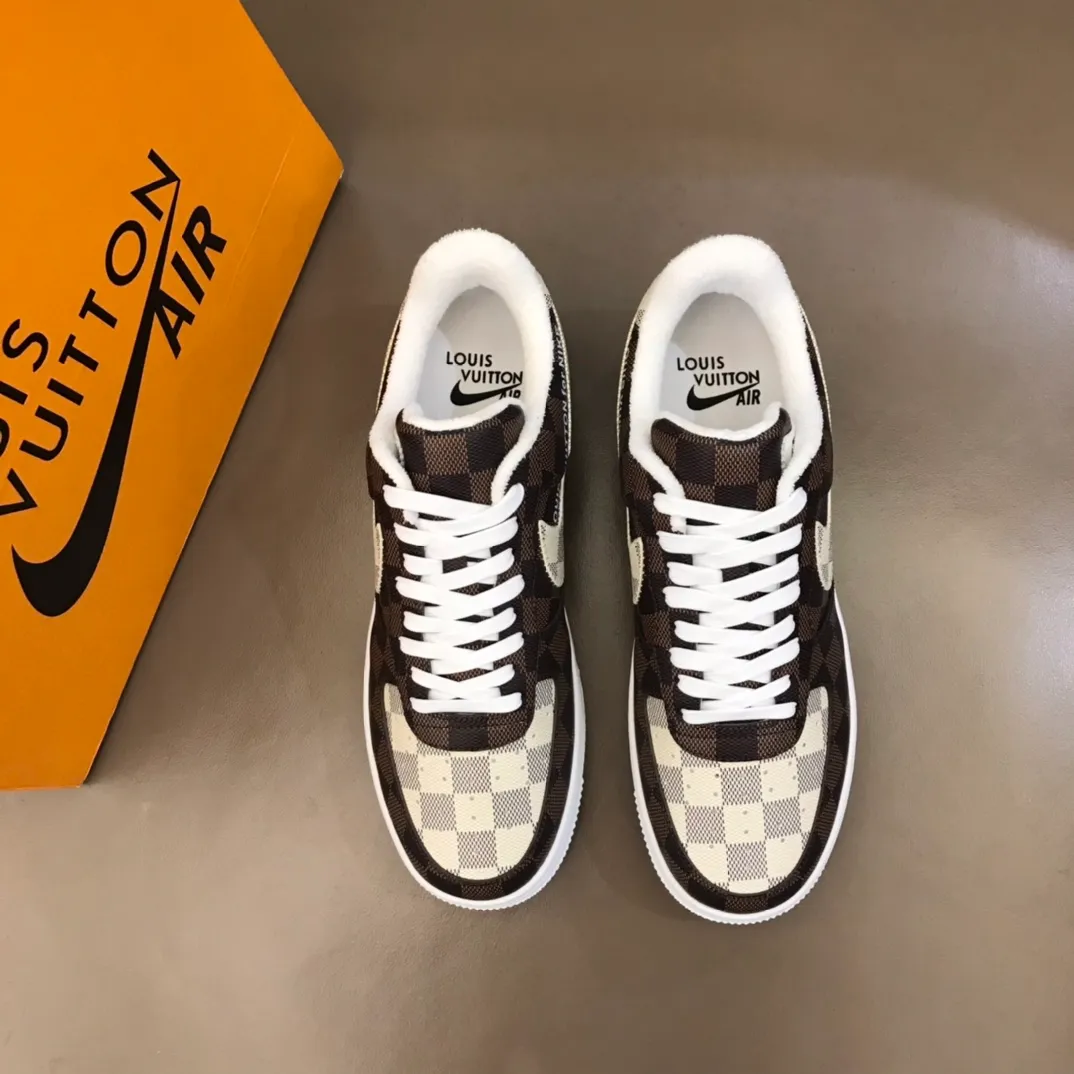Men's shoes 💰p420 "*OUIS *UITTO*" x OFF-WHITE x Nike tripartite collaboration! Trendy and cool men's casual sports shoes with unrivaled color matching. The design idea basically continues the style of THE TEN. The Swoosh line and tongue label have a very familiar visual effect and are both fashionable and trendy! A must-have for fashionistas! The effect on your feet is absolutely stunning! (The original drawer packaging accessories are complete) Code number 38-45